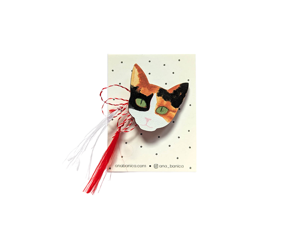 Mărțișor pisică - Trisica