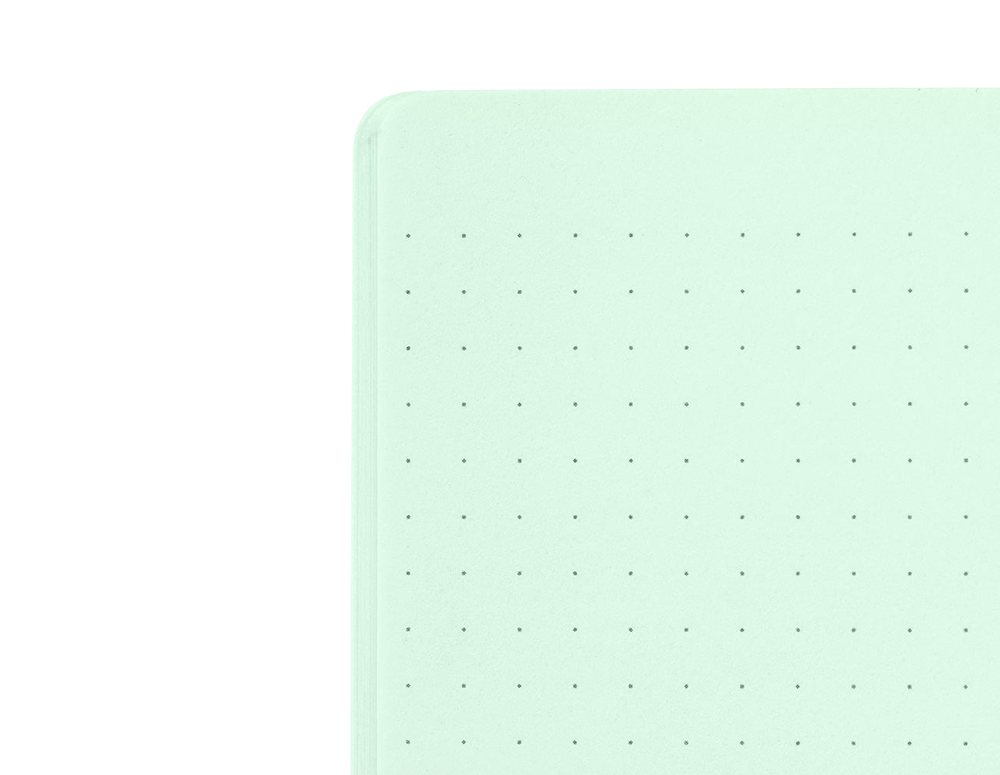 Caiet verde A5 Color Dot Grid