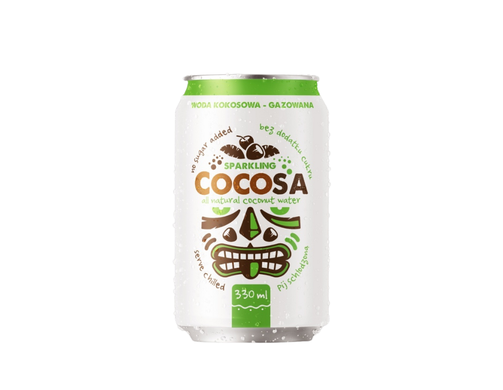 Apă de cocos carbogazoasă
