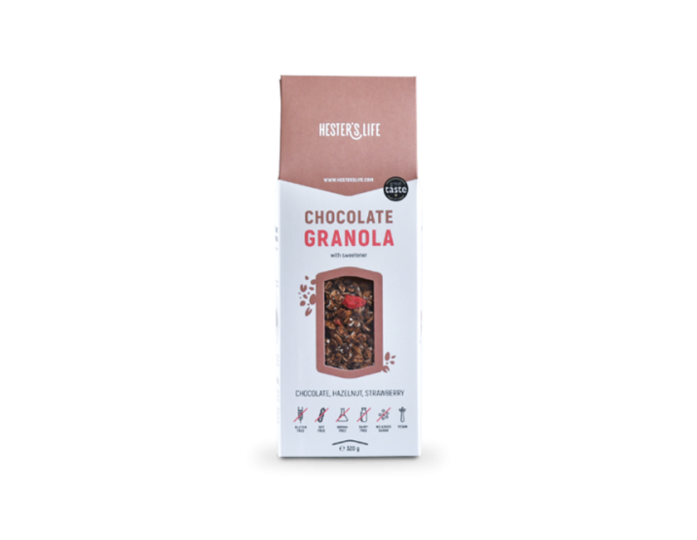 Hester's Life granola cu ciocolata