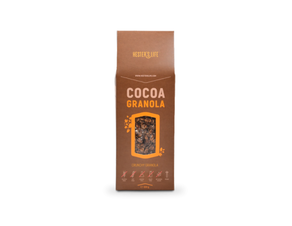 Hester's Life Granola cu cacao