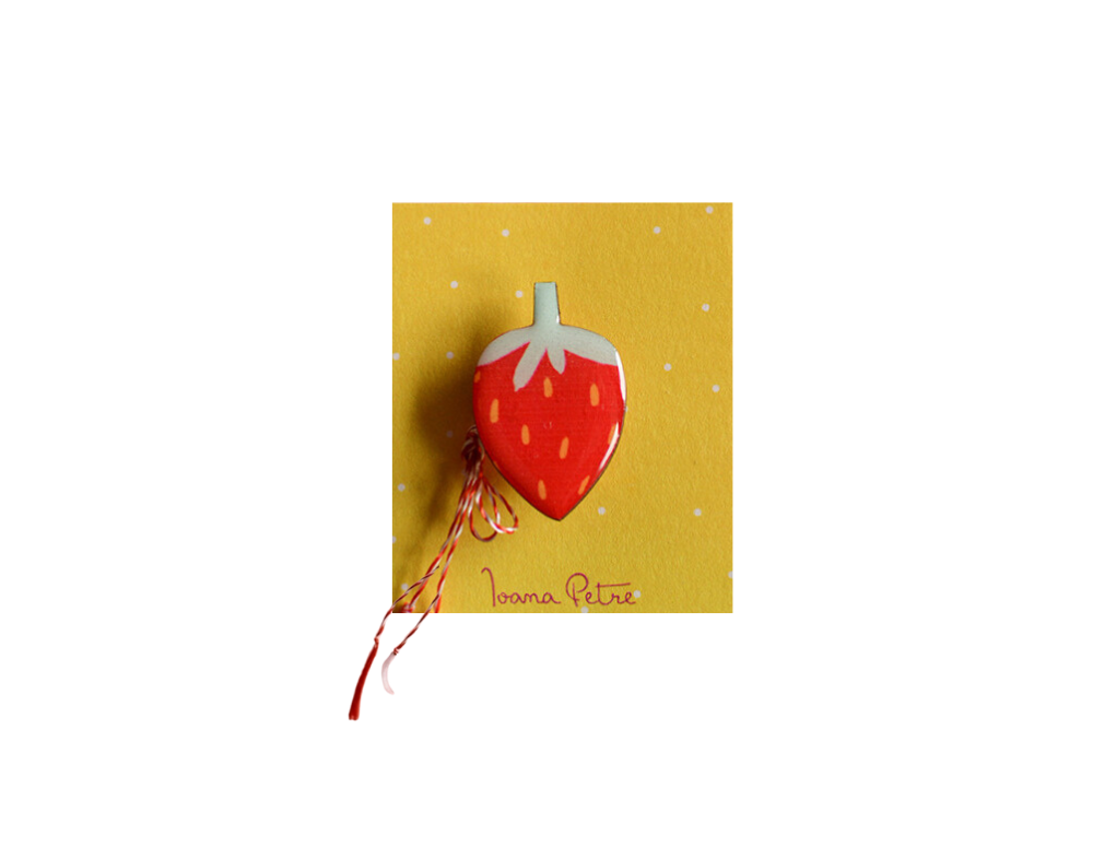 Mărțișor căpșună