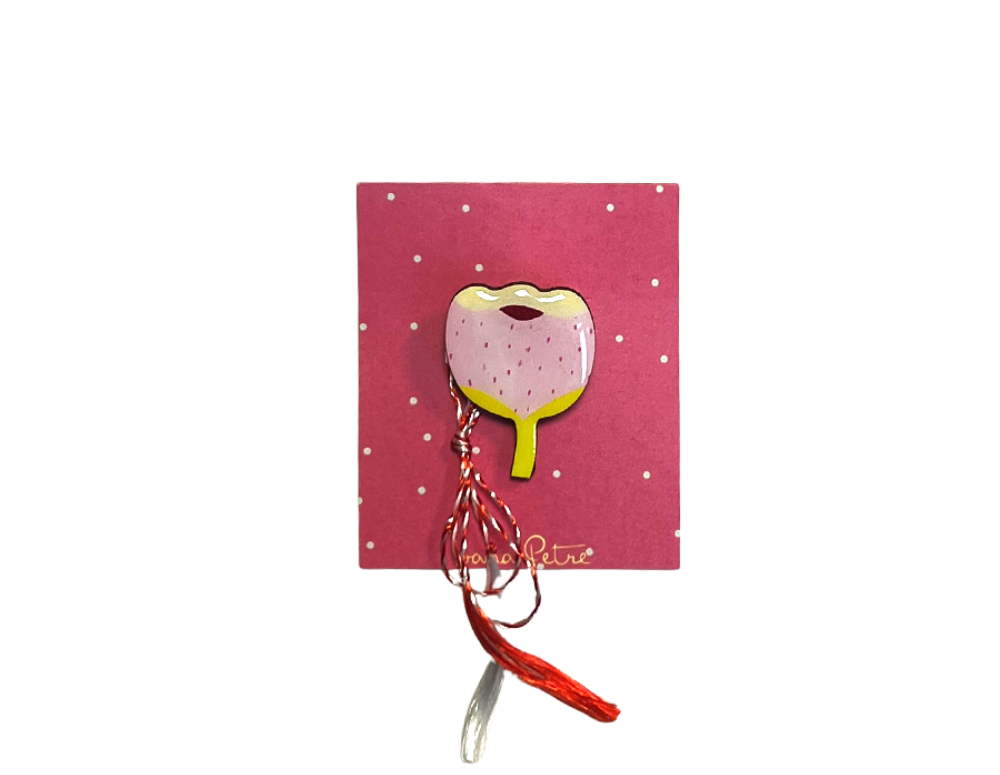 Mărțișor floare roz