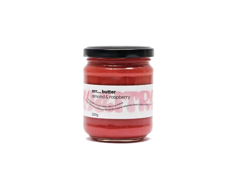 Maitri crema arr de migdale cu zmeura