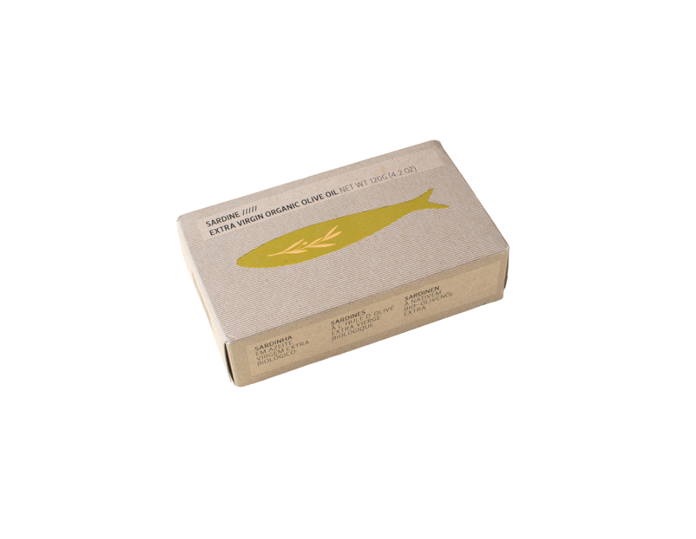 Sardine în ulei de măsline organic