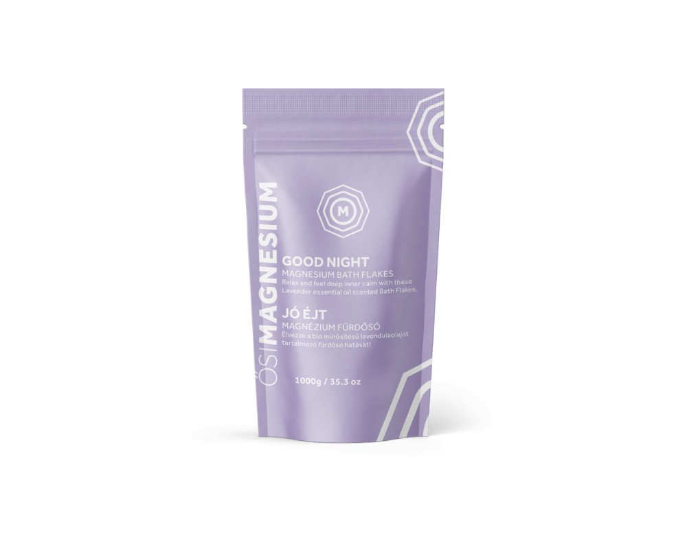 Fulgi de baie cu magneziu și lavandă