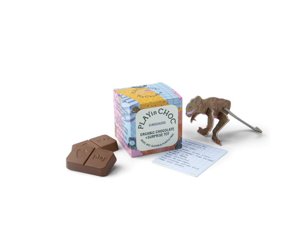 Ciocolata cu surprize Dinozauri  PLAY in CHOC Toychoc