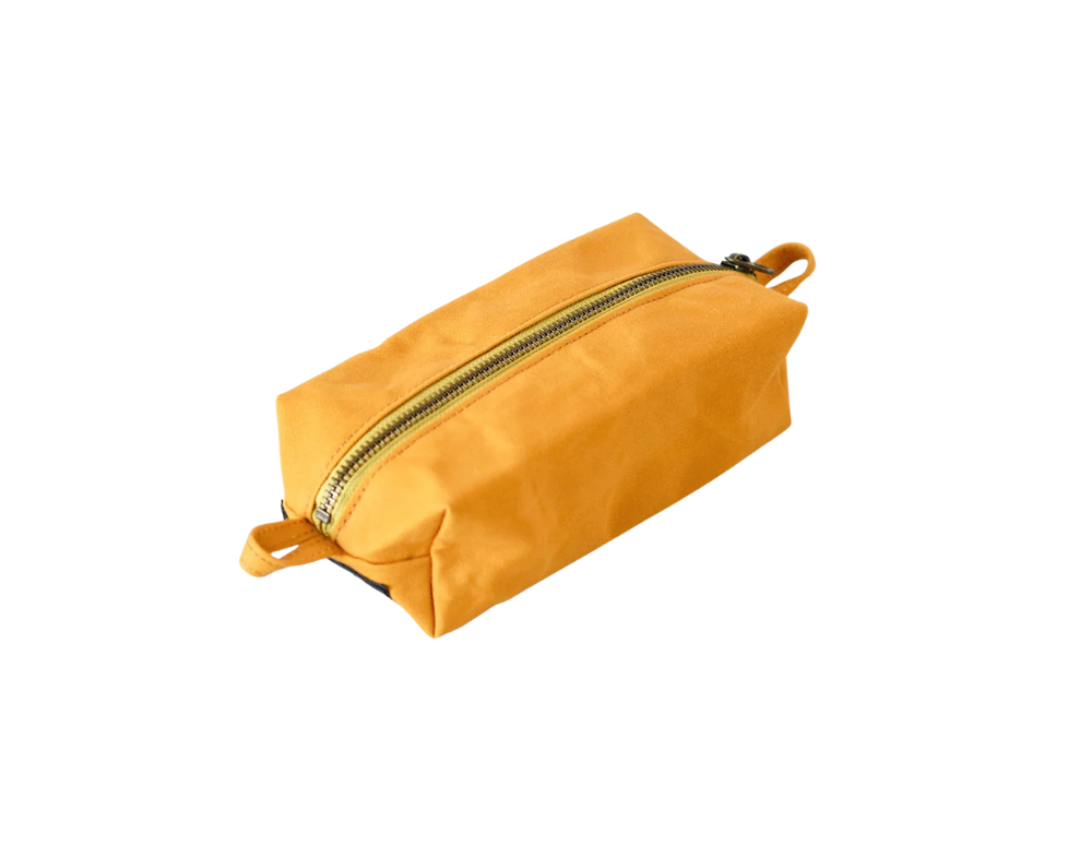 Portfard din bumbac Mustard