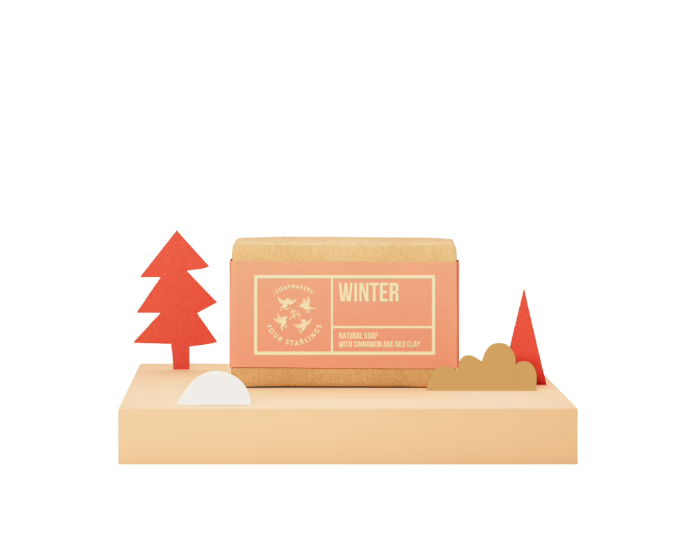 Săpun cu scorțișoară și argilă roșie