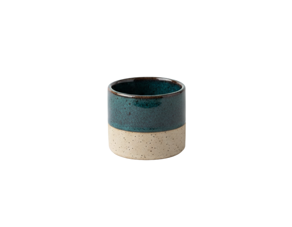 Cana pentru cafea de la Viscri ceramics inspirata din culorile din Transilvania, zona Sibiului
