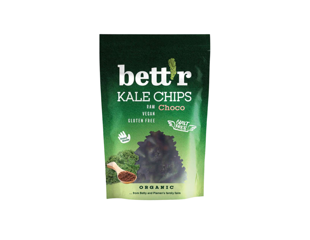 Chipsuri din kale cu cacao