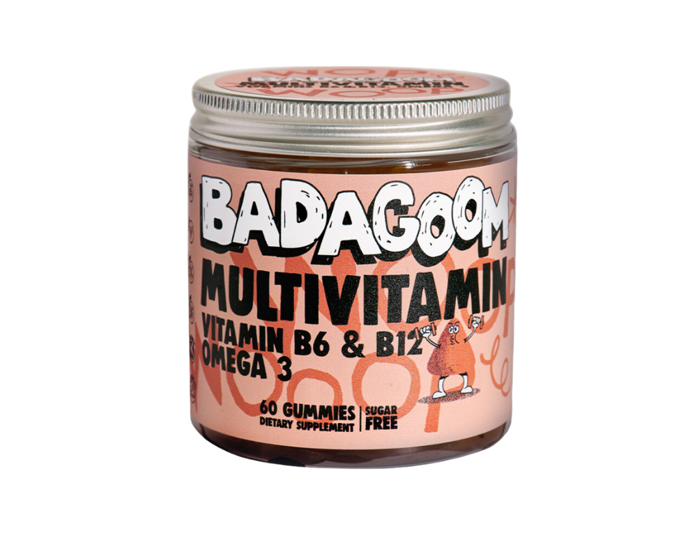 Badagoom jeleuri cu multivitamine pentru adulti cu omega 3, vitamina b6 si vitamina b12
