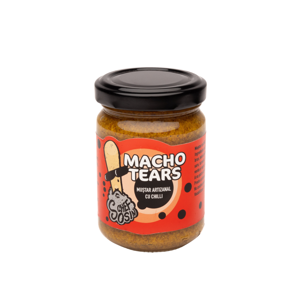Chef sosin Macho Tears artisan mustard with chili