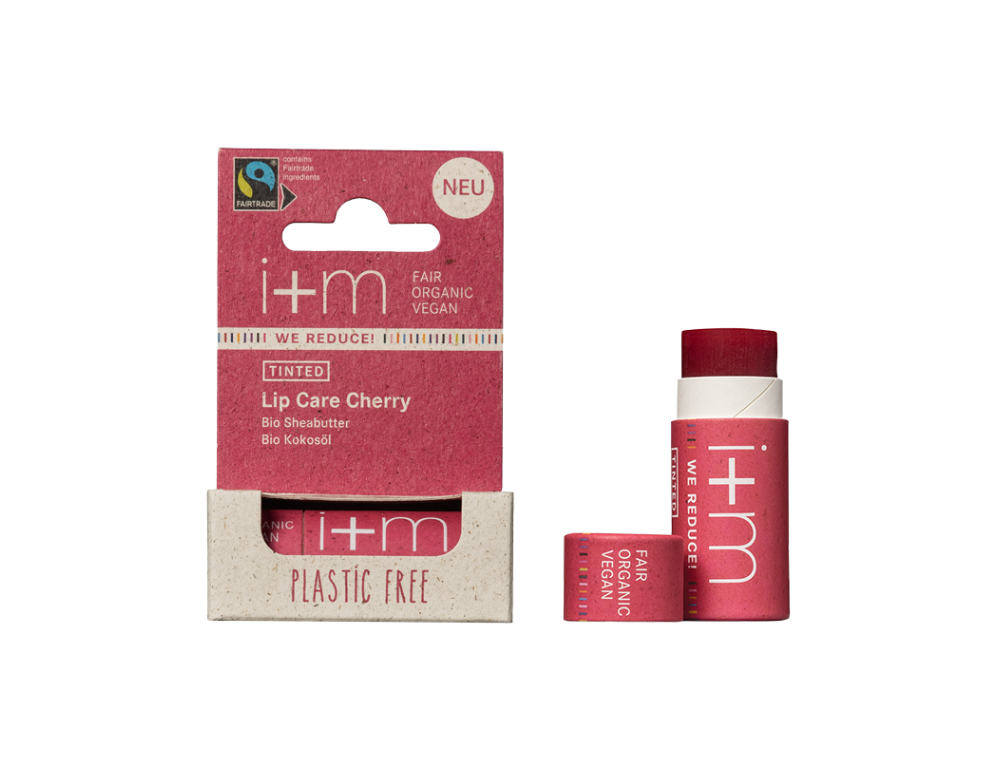 Balsam de buze nuanțat cu cireșe, de la I+M BERLIN