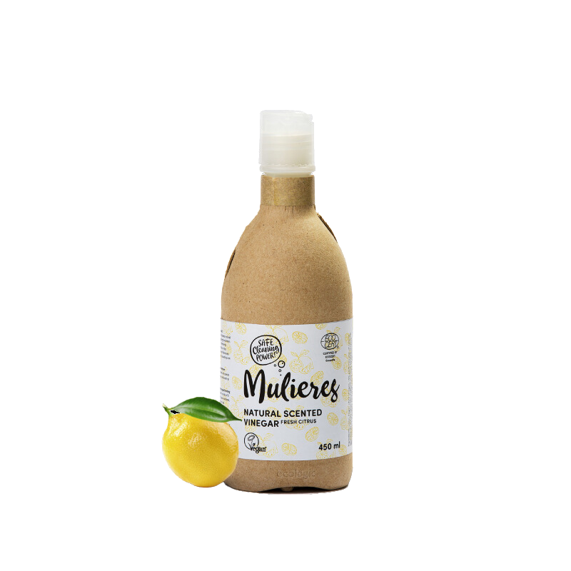 Mulieres Vinegar for cleaning with natural citrus fragrance