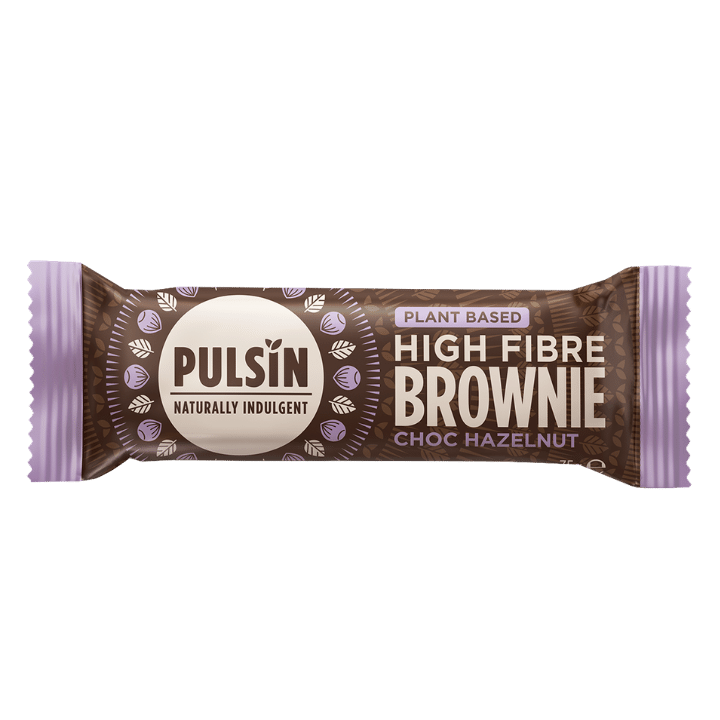 Pulsin Brownie with Hazelnuts and Chocolate Chips