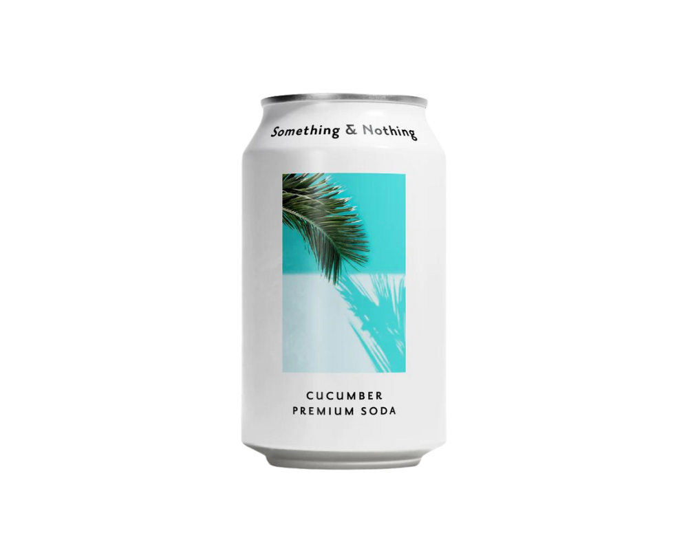 Soda premium cu castravete Something Nothing