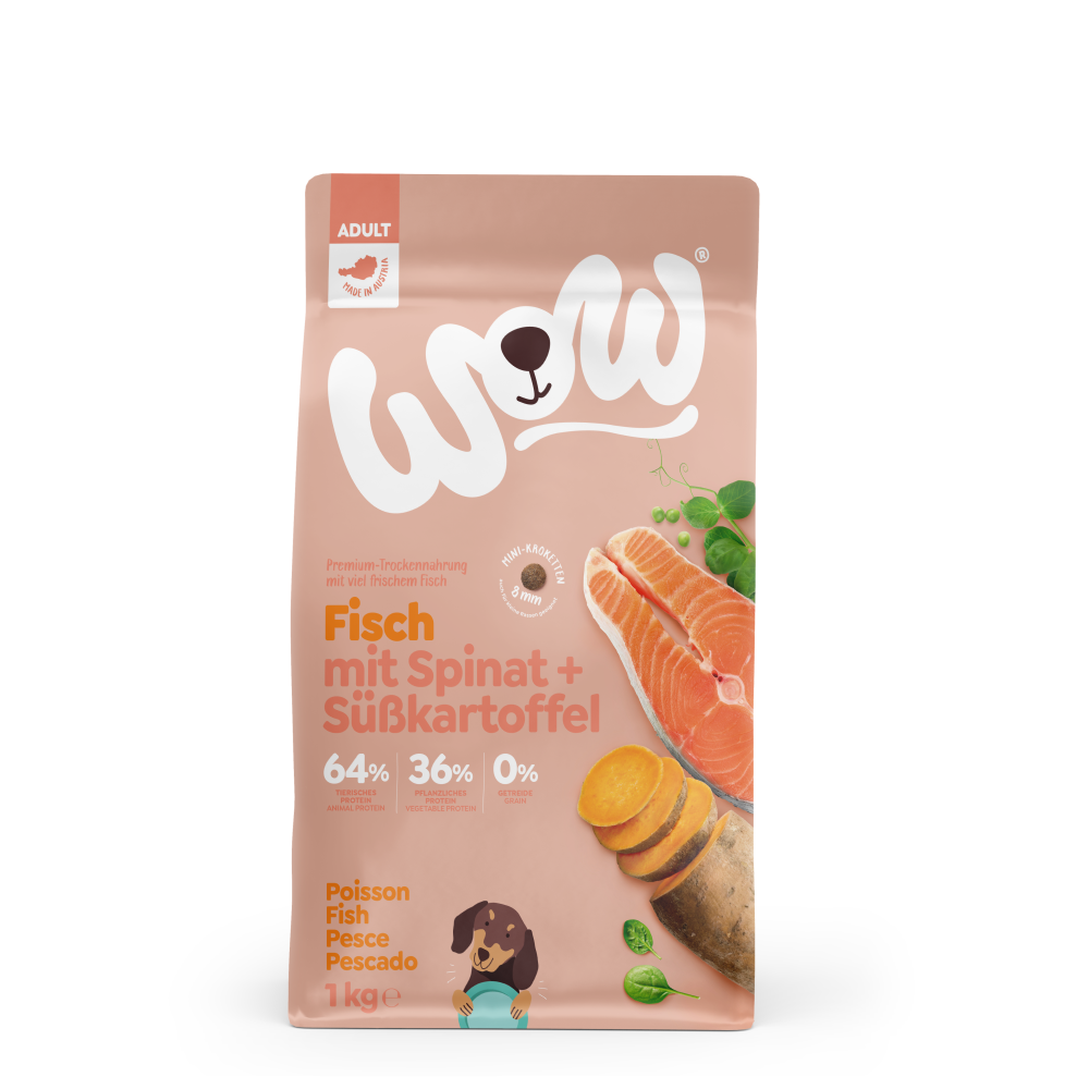 Wow Dog Dry Food Minis Adult Fish