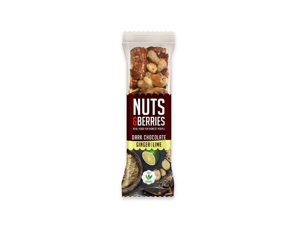 Baton cu ghimbir și lime de la Nuts & Berries