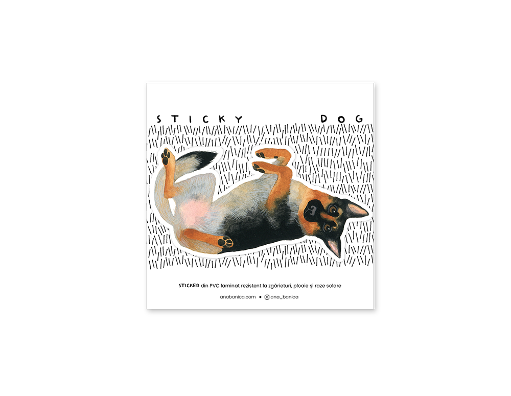 Sticker ciobănesc german