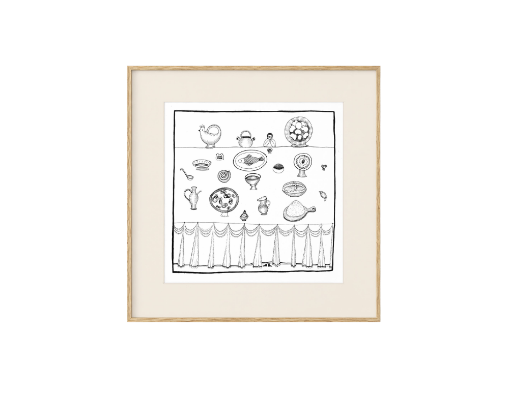 Bucate românești, Art Print