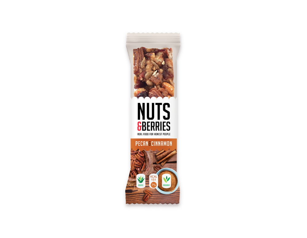 Baton cu nuci pecan și scorțișoară