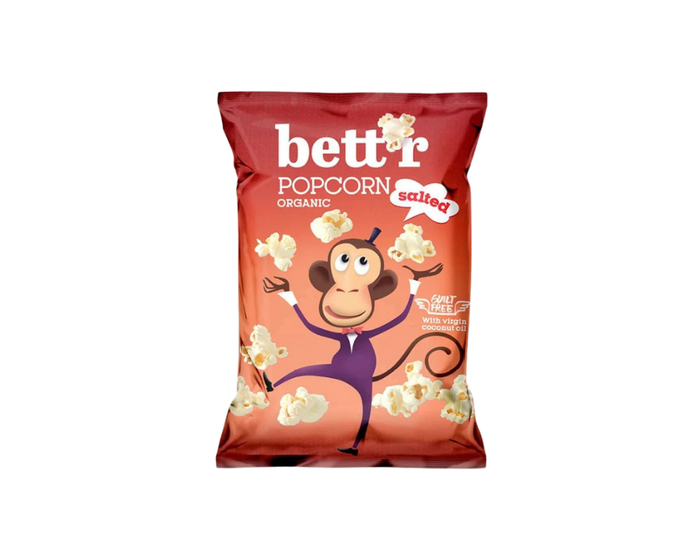 bettr popcorn organic cu sare de mare