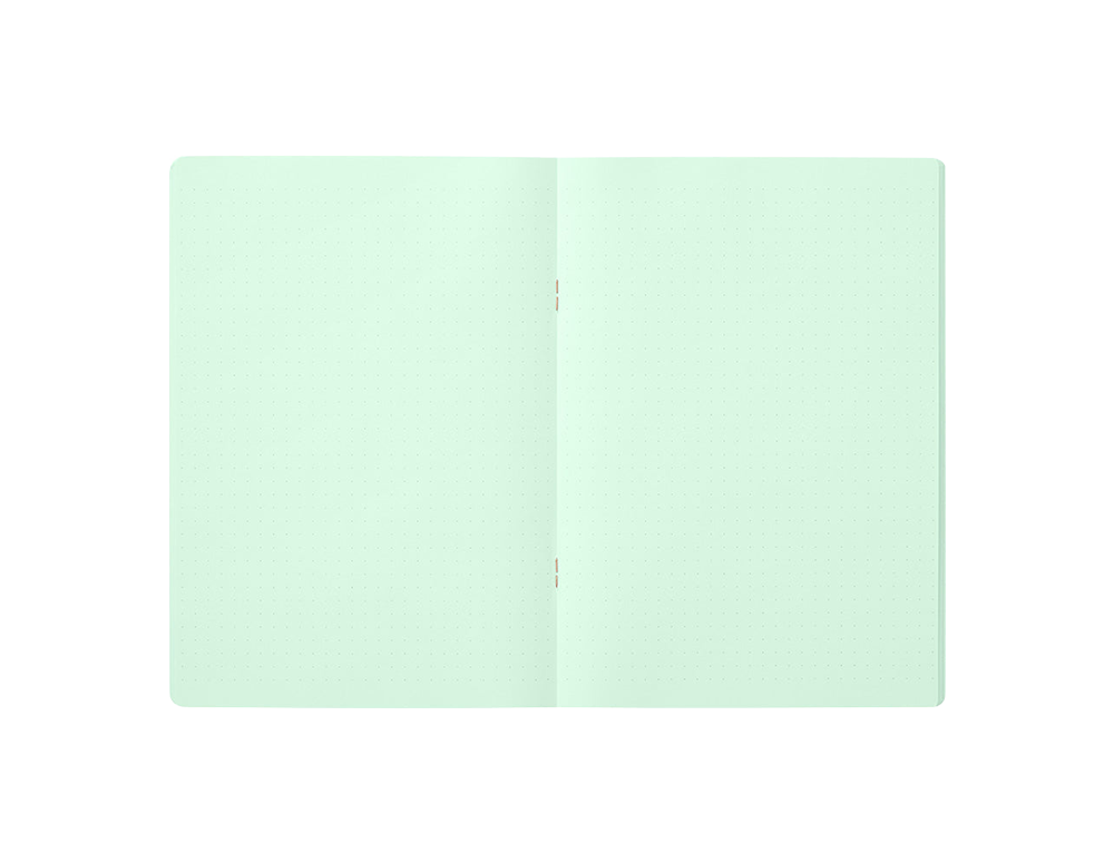 Caiet verde A5 Color Dot Grid