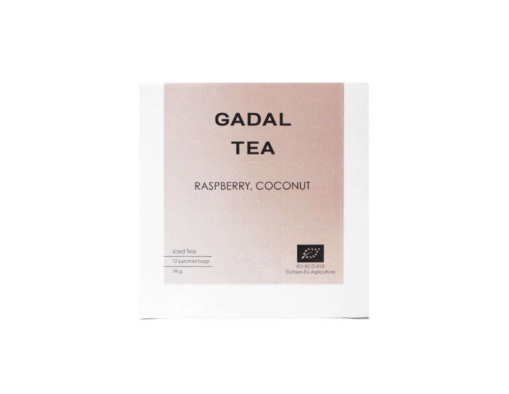 Ice Tea de zmeură și cocos