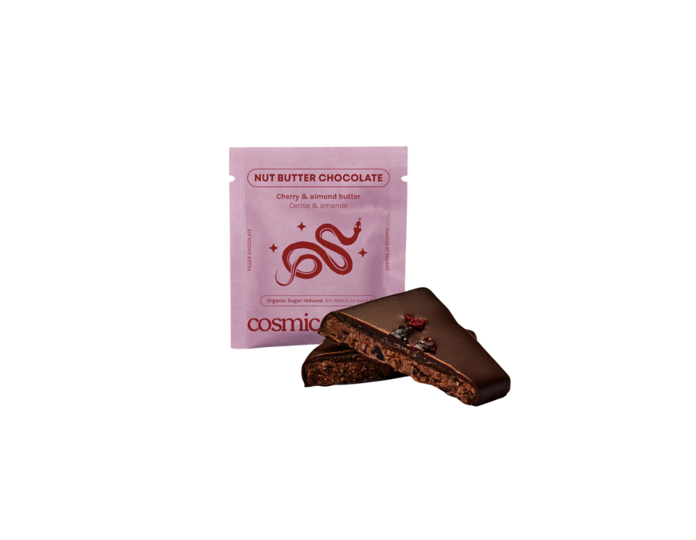 Ciocolată neagră cu migdale și vișine