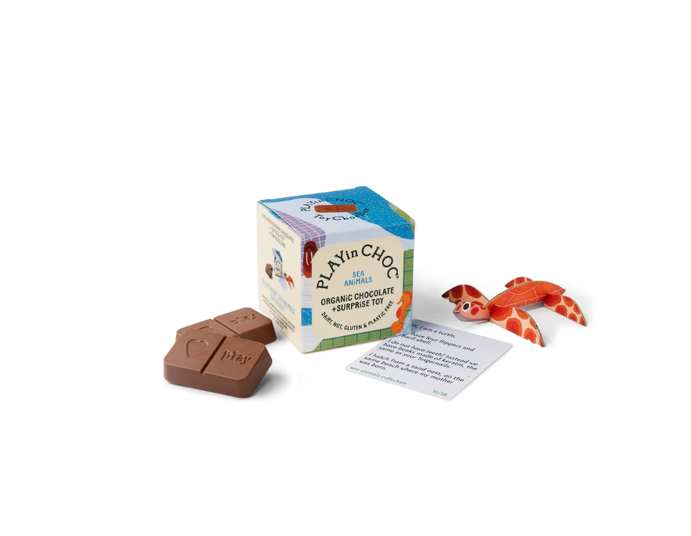 Ciocolata cu surprize Animale Marine PLAY in CHOC Toychoc