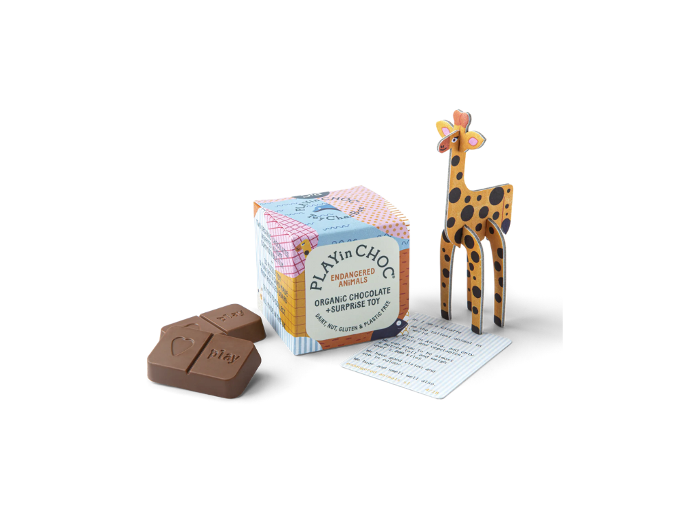 Ciocolata cu surprize Animale Salbatice PLAY in CHOC Toychoc