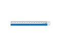 Riglă de aluminiu bleu 15 cm