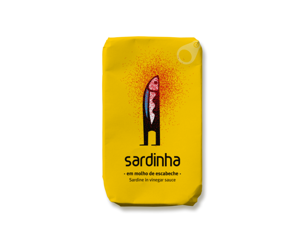 Sardinha sardine in sos de otet, din Portugalia