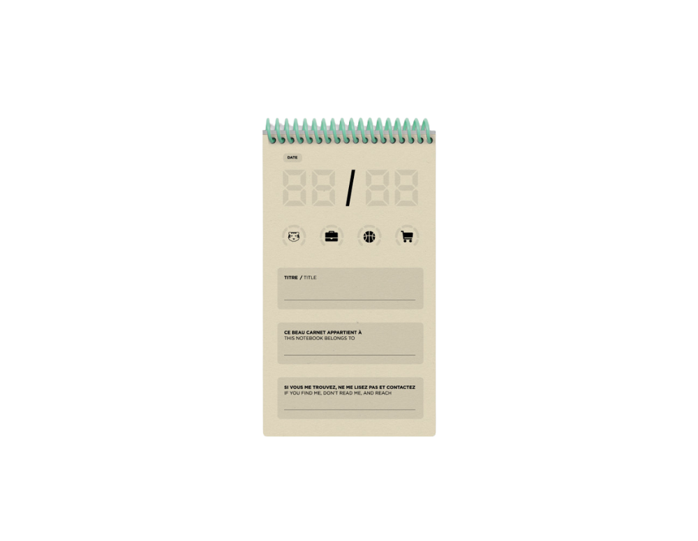 Caiet A6 smartbook PALLETTE Verte