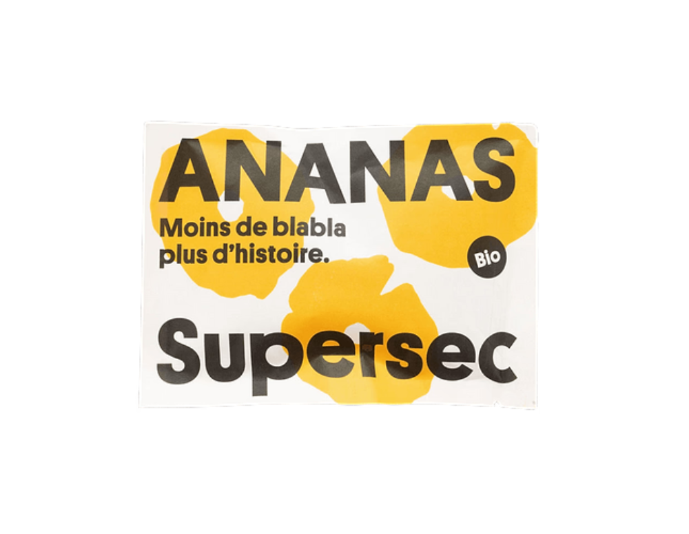 Supersec fructe deshidratate ananas organic