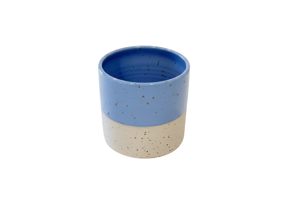 Cana pentru cafea de la Viscri ceramics inspirata din culorile din Transilvania, zona Sibiului