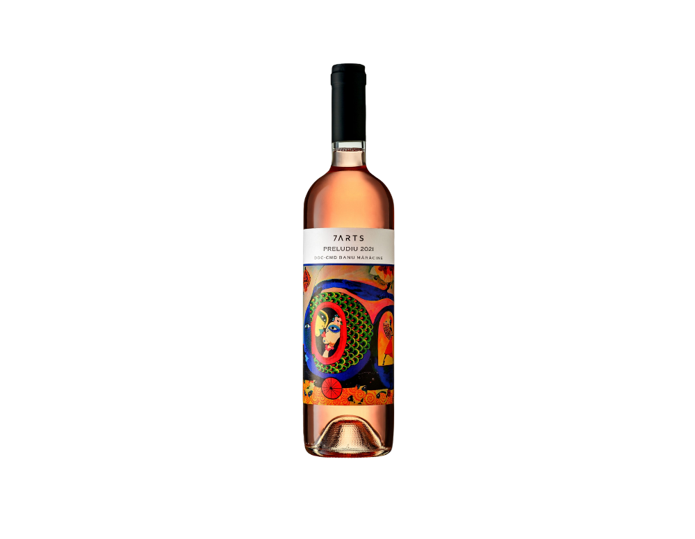 7arts preludiu vin roze sec feteasca neagra merlot