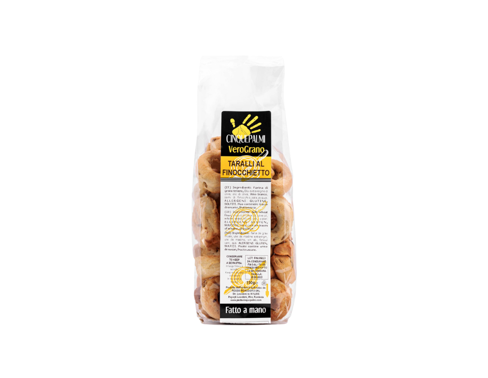 Cinquepalmi taralli covrigei cu fenicul