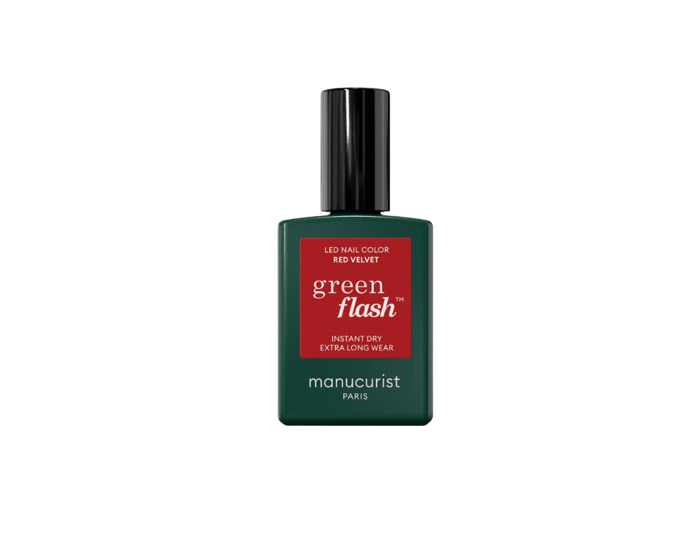 Manucurist oja red velvet green flash