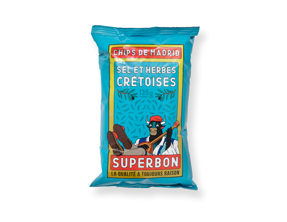 SUPERBON Chipsuri cu ierburi cretane