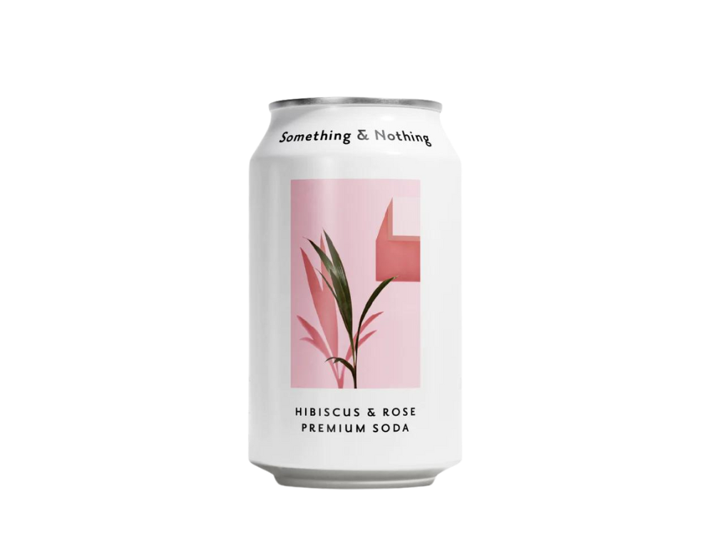 Soda premium cu trandafir si hibiscus Something Nothing